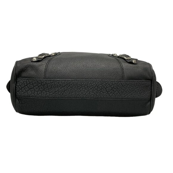 BALENCIAGA - Black Leather Handbag 451-082925 - Picture 5 of 14